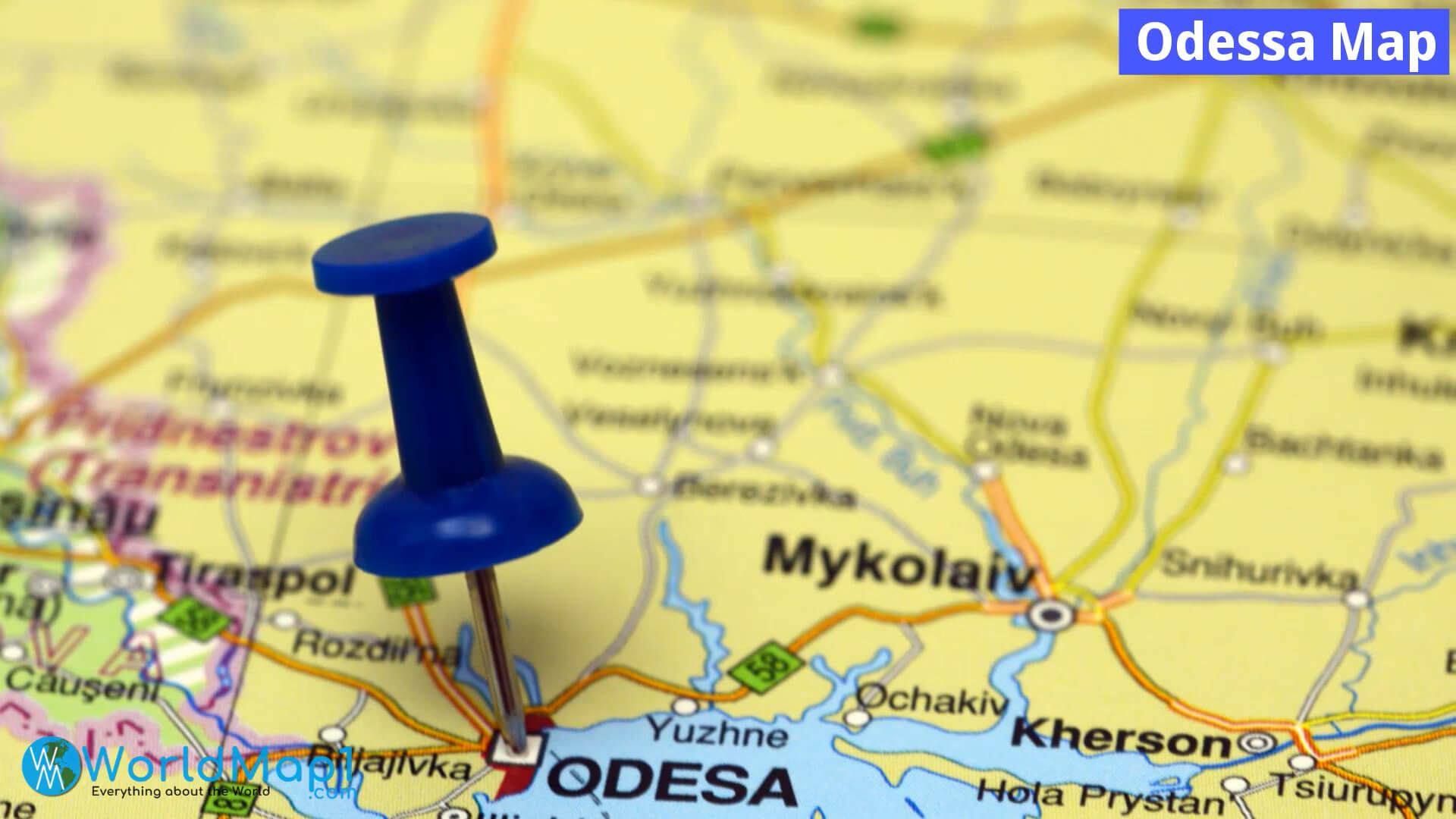 Odessa Haritası Ukrayna